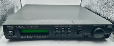 Yamaha TG100 Tone Generator MIDI Sound Module w/Cord in working condition