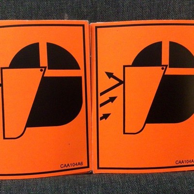 50 pcs SAFETY FIRST Welding Helmet Mask Stickers  Welder Foreman Laborer 4 X 3