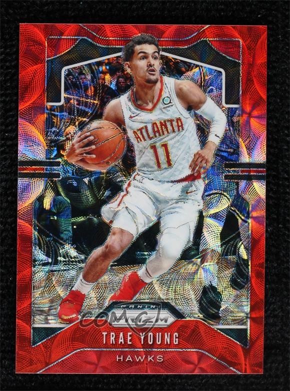 2019-20 Panini Prizm Choice Red Prizm 3/88 Trae Young #31 00d2