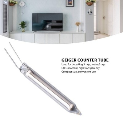 Radiation Detector Geiger Counter Tube for X Gamma Beta Rays DIY Project Glass