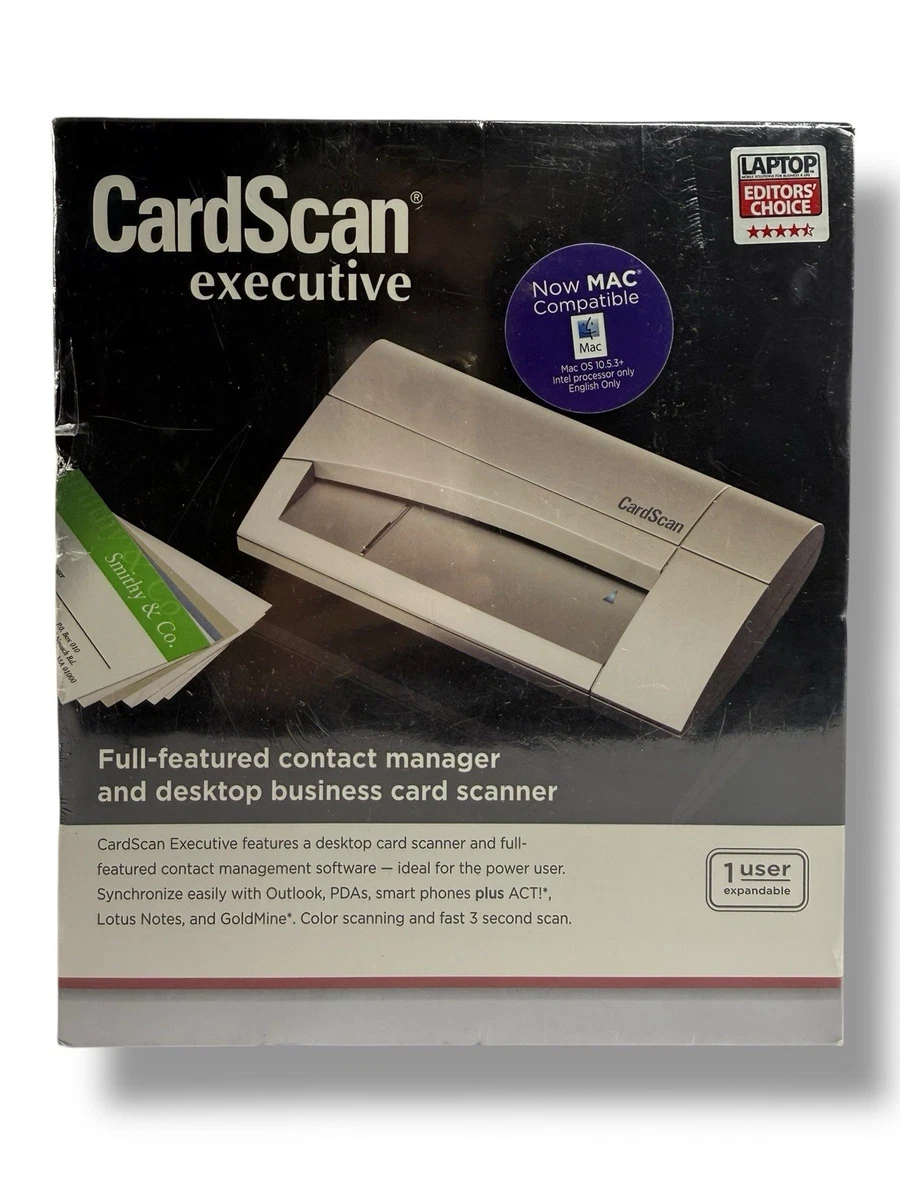 Scanner De Cartes De Visite Dymo CardScan Team – Très Bon état, Organisateur Pro