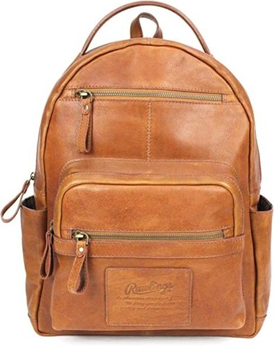 rawlings leather back pack