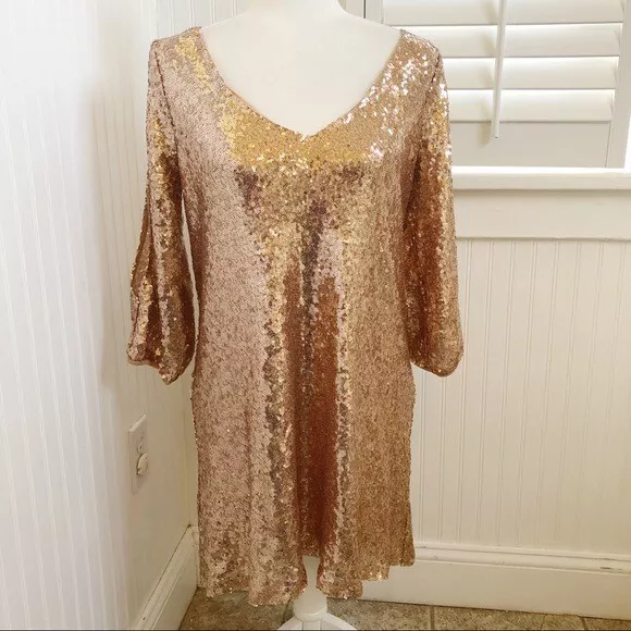 Rose gold cheap dress womens