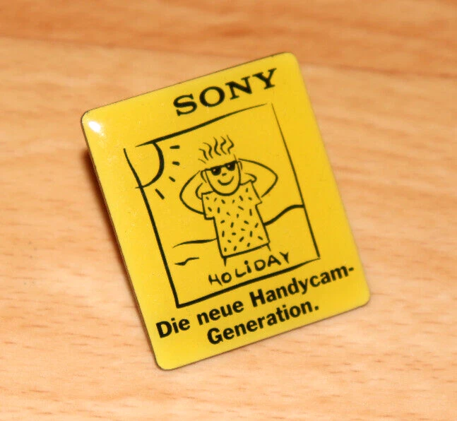 Sony Corporation Handycam Generation Vintage Rare Promo Pin / Badge - Image 3 of 4
