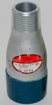 C&C Swage Nipple, Extra Heavy Concentric, 1-1/2'' x 1'' Pipe Size MSS-SP-95