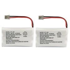 Kastar 2Pcs BT-446 Home Cordless Phone Battery for Uniden BT446 ERP512 BT-1005