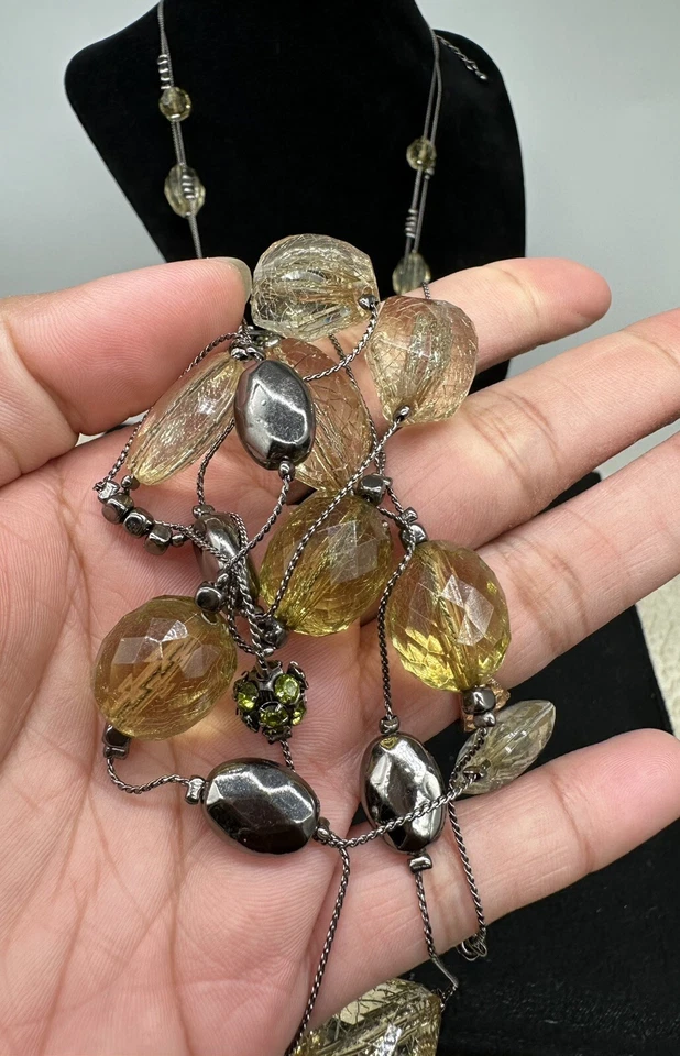 Colar longo e duplo fio Ny & Co - Imagem 3 de 4