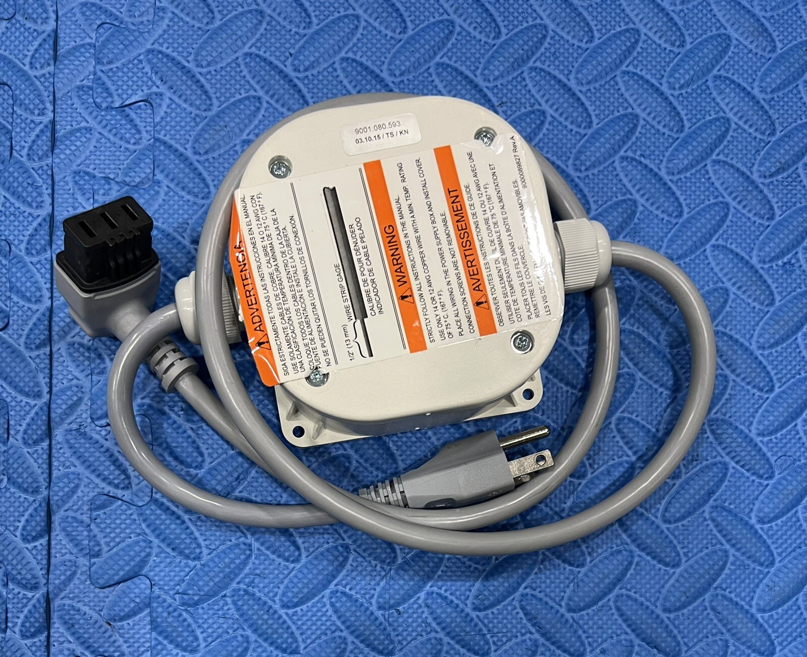 BOSCH/THERM.POWER CORD,JUNCTION BOX,AC PLUG SMZPCJB1UC+ FOR