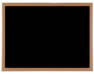 Premier Magnetic Chalk Blackboard Framed Notice Menu Board Fixings 60cm X 40cm Ebay