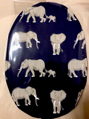 Stoma Tasche Hülle. Elefanten  .   Handgefertigt in Schottland.