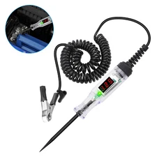 Automotive Test Light DC 3-120V Digital Circuit Tester Electric Voltage Test Pen