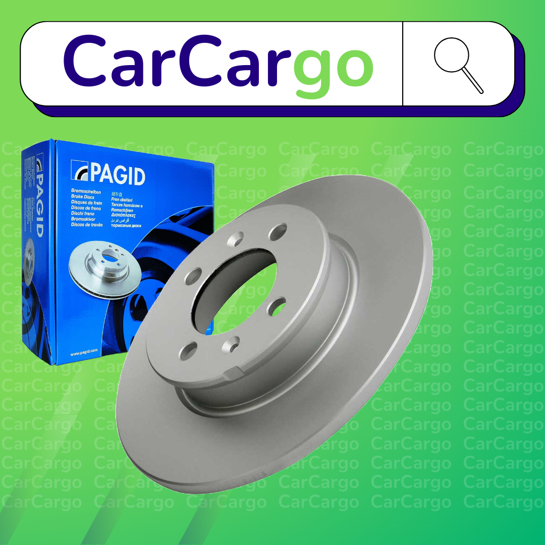 Pagid Solid Rear Brake Discs Pair For MG MGF 1.8 i 16V 1995-2002 240 mm