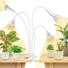 10W-100W LED Indoor Plants Grow Light Clip On Growing Lamp Bulb With Timer SANSI