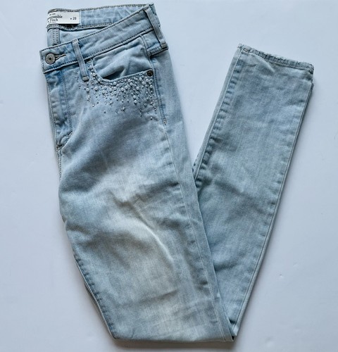 Abercrombie \u0026 Fitch Womens Light Wash 