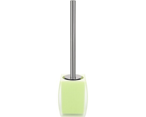 Spirella Zahnputzbecher Tube Streifen - Grün 7x7x11.5cm Porzellan