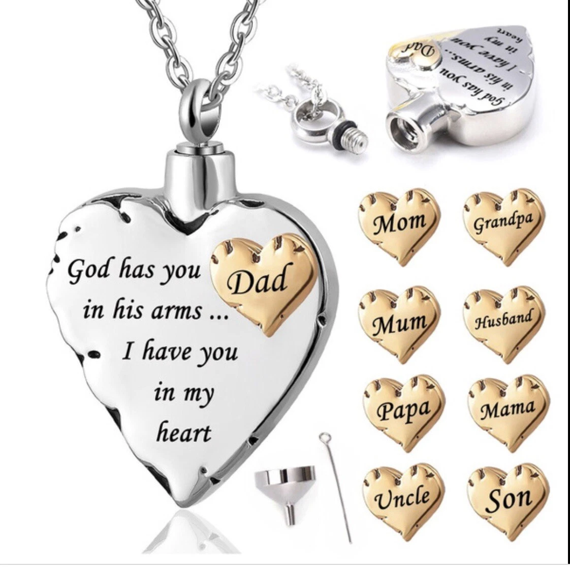 Cremation jewelry shop for grandpa