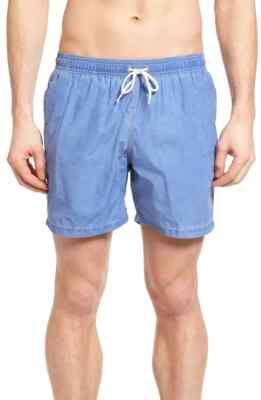 Barbour L56414 Mens Light Blue Victor Swim Trunks Size XX-Large