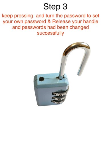 4Packs Luggage Locks 3 Digit Combination Padlock Codesr Suitcase Travel Bag Gym - Picture 7 of 9