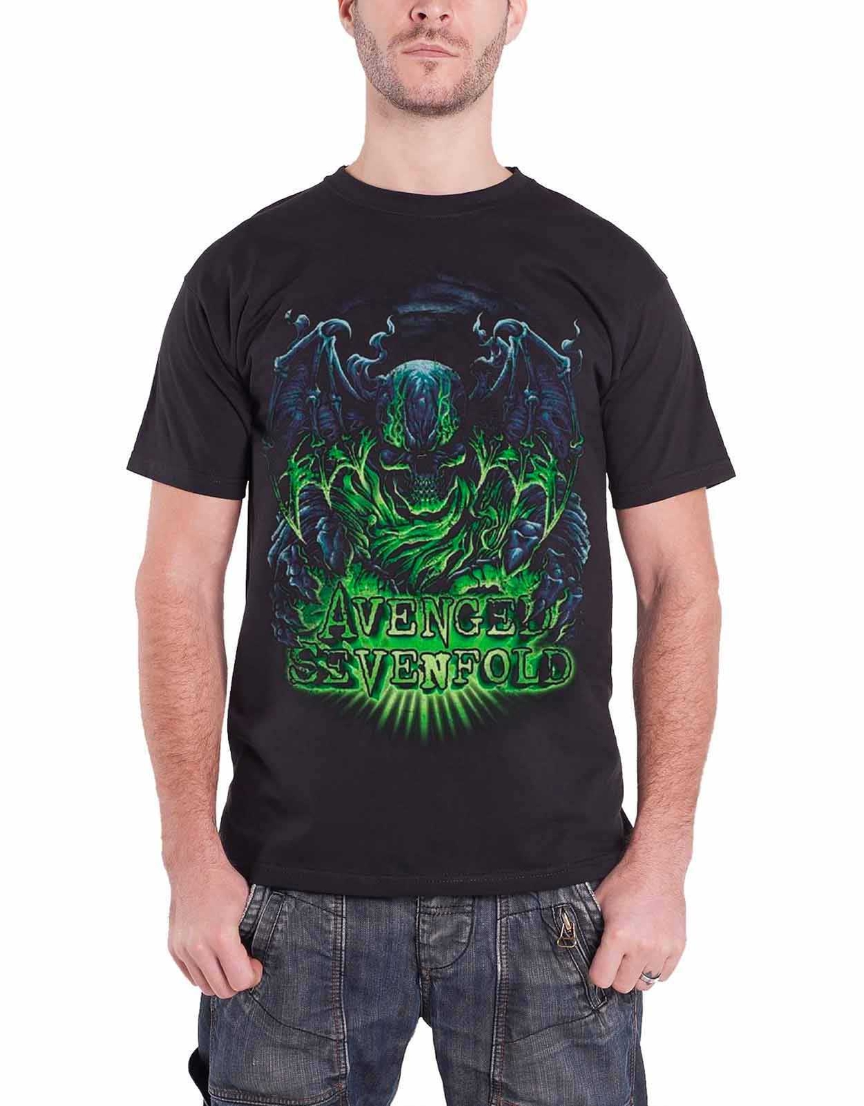 Avenged Sevenfold Dare To Die Band Logo Official Black Mens T-Shirt