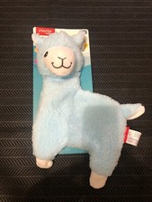 Playtex baby huggable toy with rattle and crinkle sounds blue new