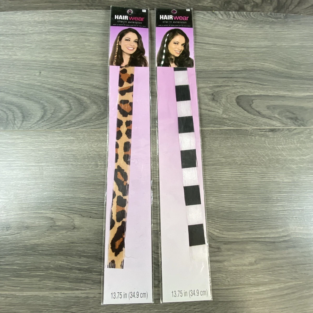 Zebra top hair extensions