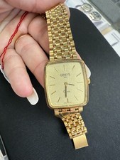 Gents Genuine 14kt yellow gold Geneve Italy W...