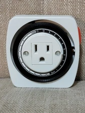 NCC Programmable Plug In MECHANICAL TIMER Indoor 24 Hour