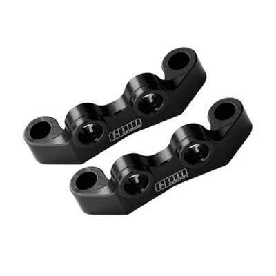 GPM Aluminum 7075 Alloy Front & Rear Upper Arm Bulk Black for Tamiya TT-02