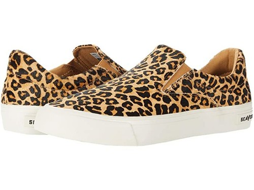 seavees leopard sneakers