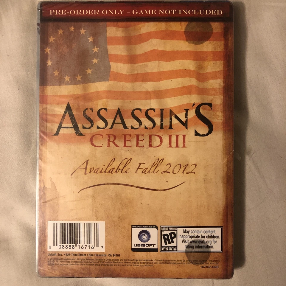 Assassins Creed 3 Tin Metal In Wrapper Casing Collectible Revolution Case - Image 2 of 4