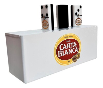 Professional Domino Set ''Carta Blanca'' in Plastic Box.
