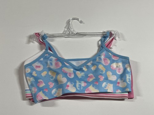 Sweet 'N Sassy Girls 7 Pack Seamless Bra Size 32-Medium Multi-Colors RN36753 - Picture 2 of 6