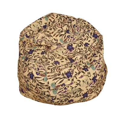 Reme Floral Design Cotton Duck Bean Bag Size XXXL Without Beans Cover Only