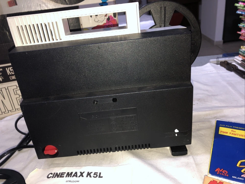 PROIETTORE SUPER 8 CINEMAX K5L-CON DIFETTO-PER PEZZI DI RICAMBIO-CON SCATOLA - Immagine 4 di 4