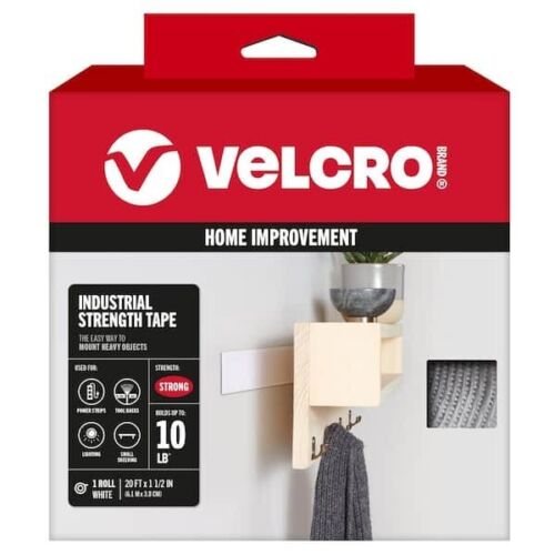 Velcro 20 ft. x 1-1/2 in. Industrial Strength Tape Water Resistant VEL-30119-USA