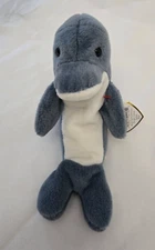 TY Beanie Baby - ECHO the Dolphin MWMT
