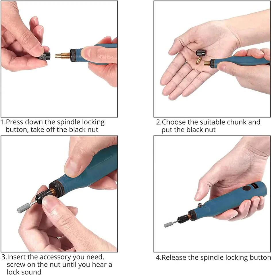 Windshield Auto glass chip repair mini drill rotatory machine - Image 3 of 4