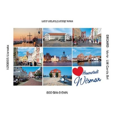 Wismar Magnet 8 Fotomotive Herz Hansestadt Ostsee