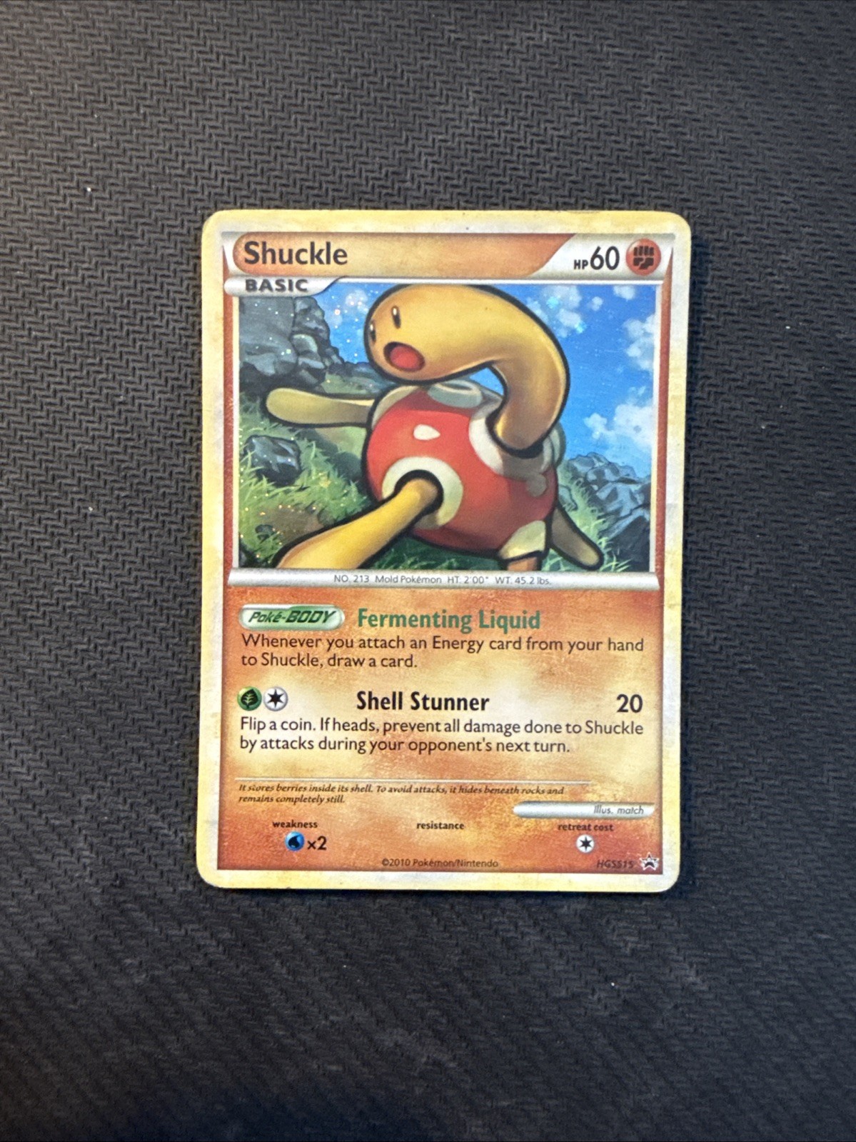 Shuckle HGSS15 Hgss Holo