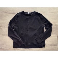 Lululemon Women's Black Crewneck Sweatshirt, 12