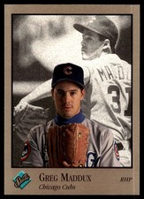 Greg Maddux 1992 Studio #15 Chicago Cubs FREE SHIPPING AutographDen