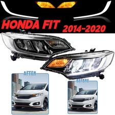 Pair Vland Full Led Headlights For Honda Fit 2014-2020 Front Lamps Assembly Lhd Pair Vland Full Led Headlights For Honda Fit 2014-2020 Front Lamps Assembly Lhd