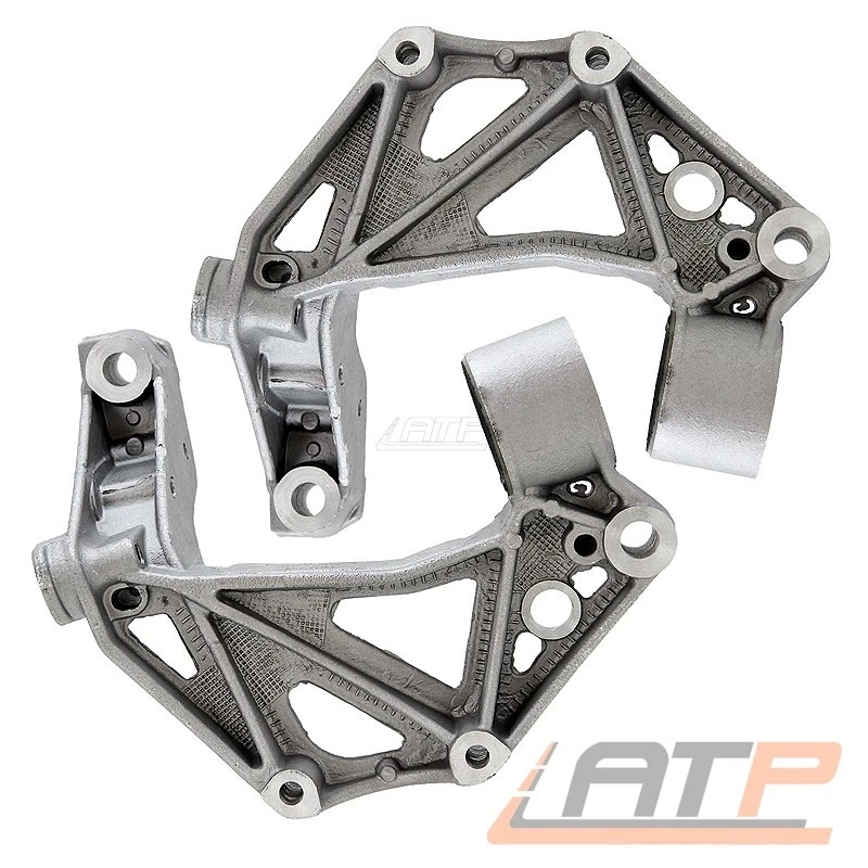 2x QUERLENKERLAGER HALTER ACHSTRÄGER VORNE FÜR VW FOX POLO 6N 1.4 TDI 9N