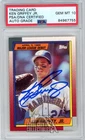 Ken Griffey Jr 1989 Topps Autograph Card #46 PSA/DNA 10