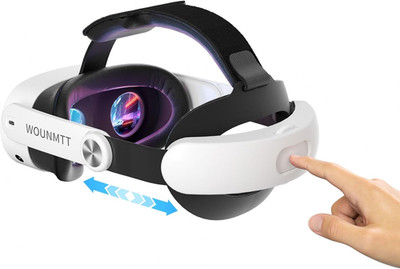 Head Strap for Oculus Meta Quest 3S Quest 3, Fashion Adjustable Comfort Enhanced