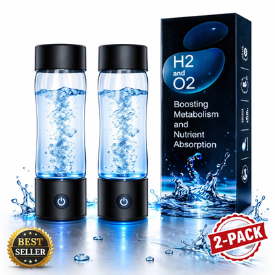 #ad 2 Pack Echo Flask Hydrogen Water Bottle 420Ml Portable SPE PEM Generator $69.97