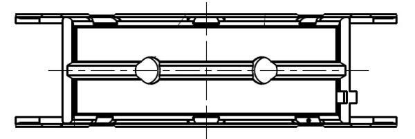 Coussinet de vilebrequin MAHLE 014 HS 21891 000 pour CITROËN 1676571