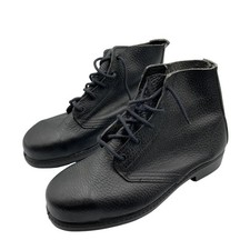 Blundstone Boots Mens AU 6 US 7 EU 39 Black Leather Steel Toe Lace Up Work