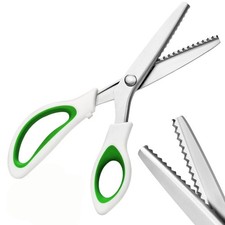 Pinking Shears  9  Zig Zag Scissors for Fabric  Pinking Shears Green