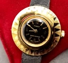 Vintage TIMEX Gold Tone Fancy Case Manual Wind-Up Watch-VGC Boxed & Working